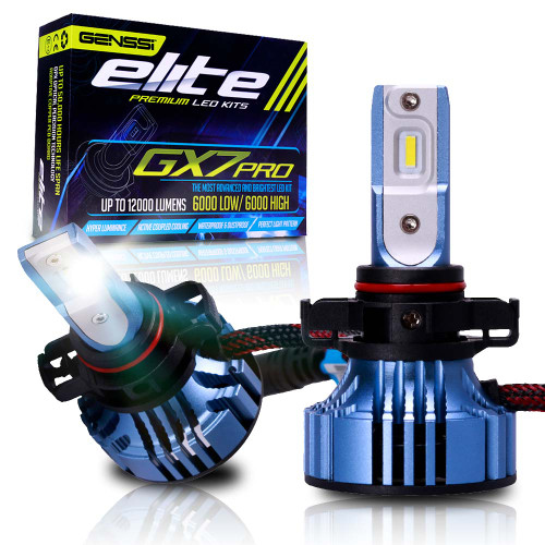 GX7 Pro LED Headlight Conversion Kit 6500K Bulbs