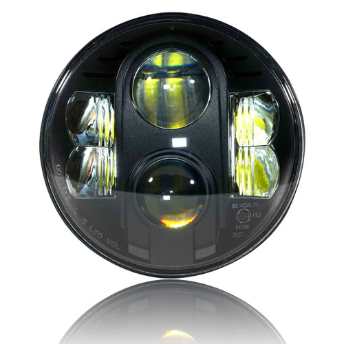 7 Inch Black Projector LED Motorcycle Headlight