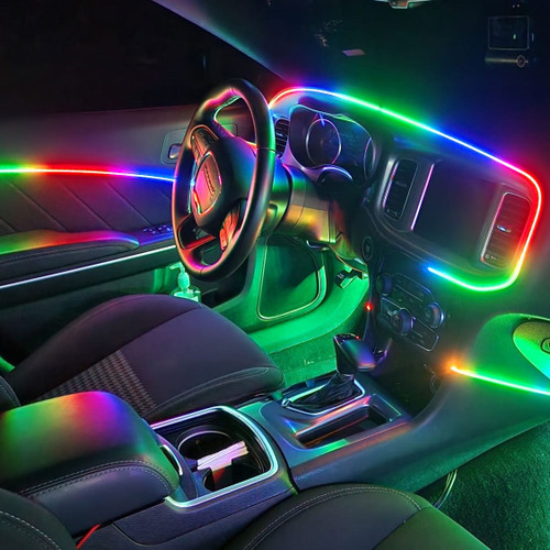 Flow RGB LED Strip Car Interior Exterior Kit with Wireless Controller