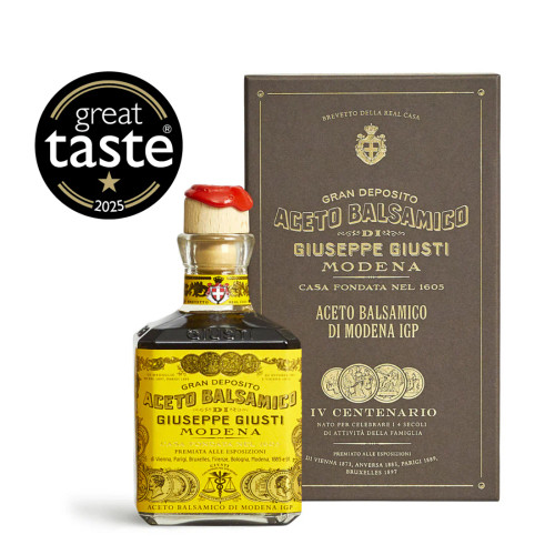 4 Gold Medals Balsamic Vinegar of Modena DOP (250ml) 4 Gold Medals Balsamic Vinegar of Modena DOP (250ml)
