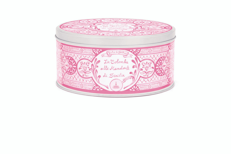 La Colomba alla mandorle di Sicilia -Pink Tin (Sicilian almond colomba) 750g