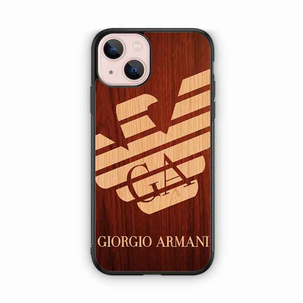 giorgio armani wood iPhone 13 Phone 13 Pro iPhone 13 Pro Max Case