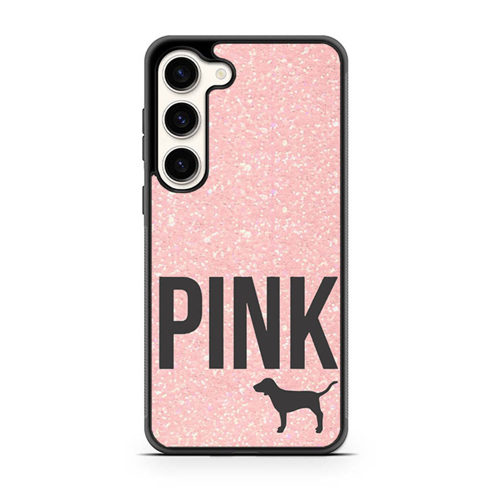 VICTORIA'S SECRET PINK SPARKLE LOGO Samsung Galaxy S23 Ultra Case Cover