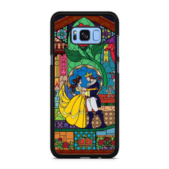 belle and beast prince stained glass Samsung Galaxy S9 | S9+ Case