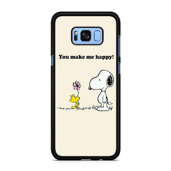 Snoopy You MAke me Happy Samsung Galaxy S9 | S9+ Case