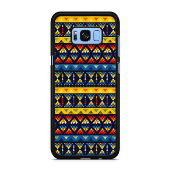 Yellow and Blue Tribal Pattern Samsung Galaxy S9 | S9+ Case