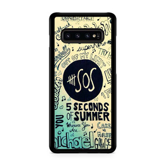 5 Seconds of summer poster art Samsung Galaxy S10 | S10 5G | S10+ | S10E | S10 Lite Case