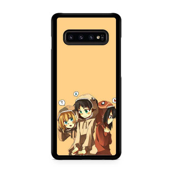 Attack On Titan Chibi Samsung Galaxy S10 | S10 5G | S10+ | S10E | S10 Lite Case