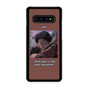 Attack on Titan Levi Quotes Samsung Galaxy S10 | S10 5G | S10+ | S10E | S10 Lite Case