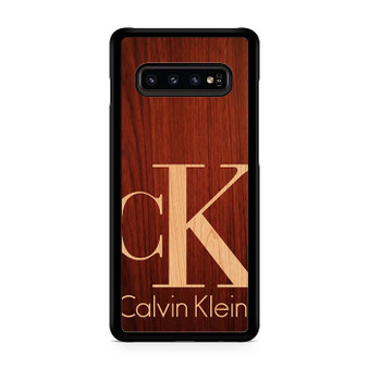 calvin klein wood Samsung Galaxy S10 | S10 5G | S10+ | S10E | S10 Lite Case