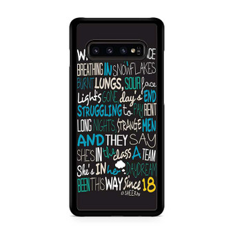 Ed Sheeran Quotes 4 Samsung Galaxy S10 | S10 5G | S10+ | S10E | S10 Lite Case