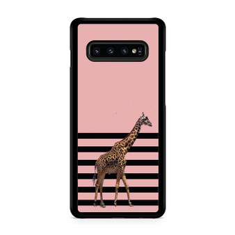 giraffe pink art Samsung Galaxy S10 | S10 5G | S10+ | S10E | S10 Lite Case
