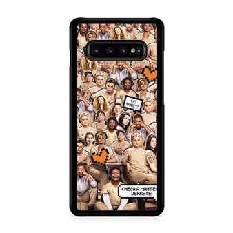 Orange is the new black 1 Samsung Galaxy S10 | S10 5G | S10+ | S10E | S10 Lite Case