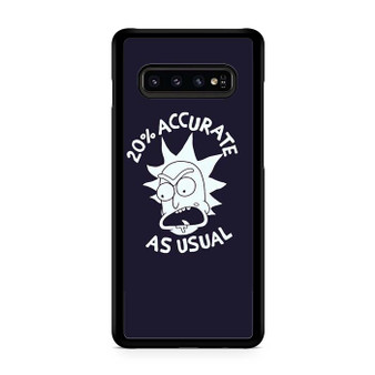 Rick and Morty 20 Persen Accurate GT Samsung Galaxy S10 | S10 5G | S10+ | S10E | S10 Lite Case