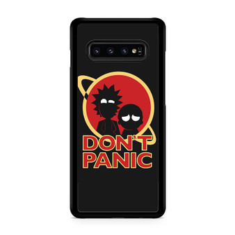 Rick And Morty Dont Panic  Samsung Galaxy S10 | S10 5G | S10+ | S10E | S10 Lite Case