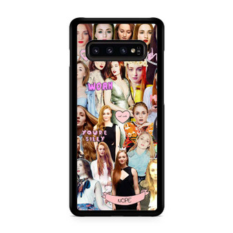 sophie turner collage Samsung Galaxy S10 | S10 5G | S10+ | S10E | S10 Lite Case