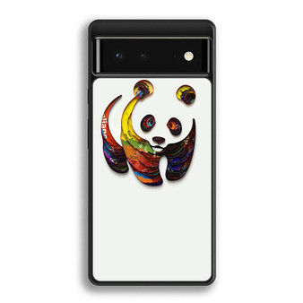 WWF Panda Colour Pattern Google Pixel 6 | Pixel 6 Pro Case