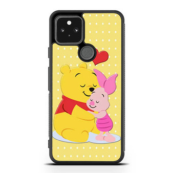 Pooh And Piglet Hugging Google Pixel 5 | Pixel 5a With 5G Case