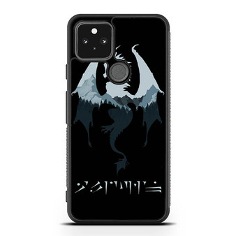 The Elder Scroll of Skyrim a Dragon Born Google Pixel 5 | Pixel 5a With 5G Case