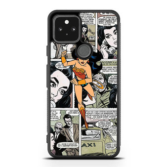 Wonder Woman in Comic Google Pixel 5 | Pixel 5a With 5G Case