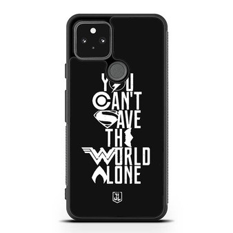 You Cant Save The World Alone Justice League Google Pixel 5 | Pixel 5a With 5G Case