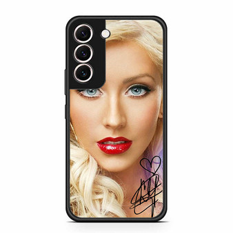 Christina Aguilera Red Lips Samsung Galaxy S22 | S22+ Case