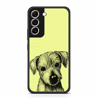 cute puppy sketch Samsung Galaxy S22 | S22+ Case