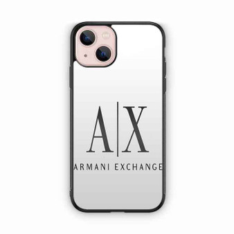 Armani exchange white iPhone 13 Mini Case