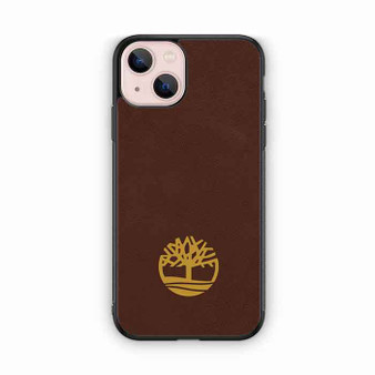 Brown Timberland iPhone 13 Mini Case