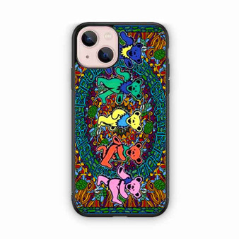 Grateful dead and dancing bears iPhone 13 Mini Case