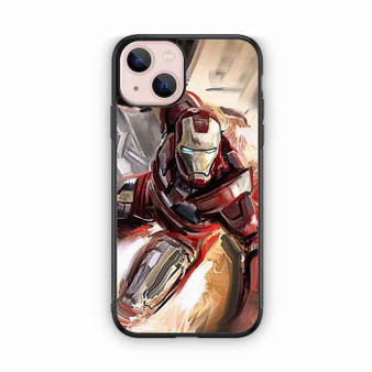 ironman art painting iPhone 13 Mini Case