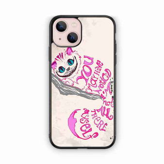 The Cheshire Cat Quotes iPhone 13 Mini Case