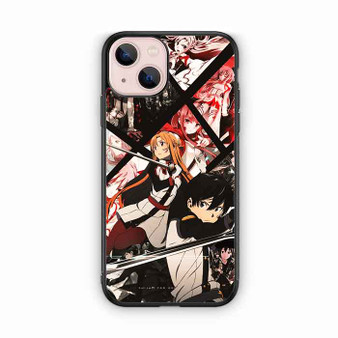 Sword Art Online Kirito & Asuna In Comic Art iPhone 13 Mini Case