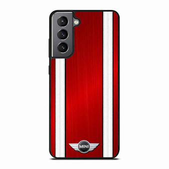 Mini Cooper Red Polished Samsung Galaxy S21 FE 5G Case
