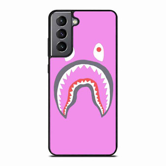 Pink Bape Shark Samsung Galaxy S21 FE 5G Case