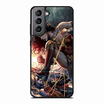 Wonder Woman VS Harley Quinn Samsung Galaxy S21 FE 5G Case