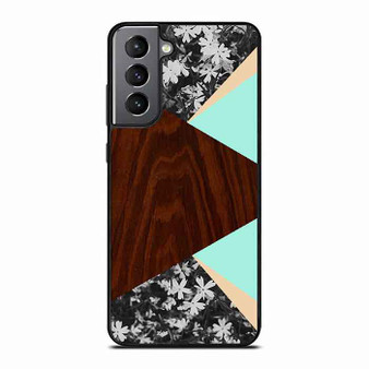 Wood Floral 2 Samsung Galaxy S21 FE 5G Case