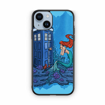 Ariel Mermaid Tardis iPhone 14 Case