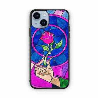 beauty and the beast rose iPhone 14 Case