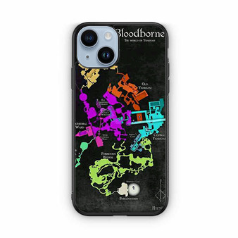 Bloodborne maps iPhone 14 Case