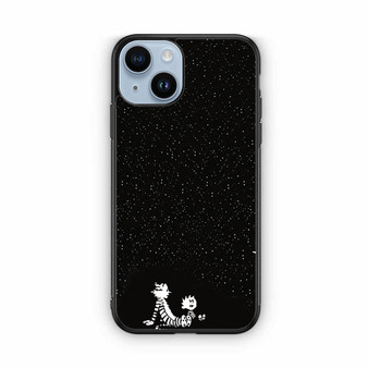 Calvin and Hobbes Under The Night Sky iPhone 14 Case