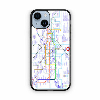 new york map iPhone 14 Case