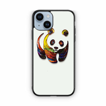 WWF Panda Colour Pattern iPhone 14 Case