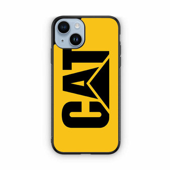 yellow caterpillar logo iPhone 14 Case