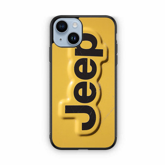 Yellow Jeep Plat iPhone 14 Case