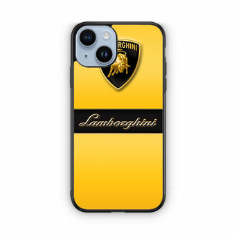 yellow lamborghini iPhone 14 Case