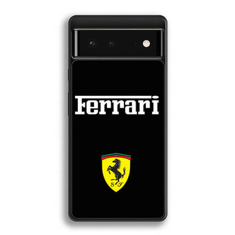 Black Ferrari Google Pixel 6 | Google Pixel 6a | Google Pixel 6 Pro Case