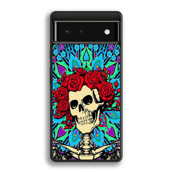 grateful dead rose skull Google Pixel 6 | Google Pixel 6a | Google Pixel 6 Pro Case