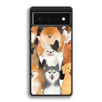 Cute Dogs Collage Google Pixel 6 | Google Pixel 6a | Google Pixel 6 Pro Case