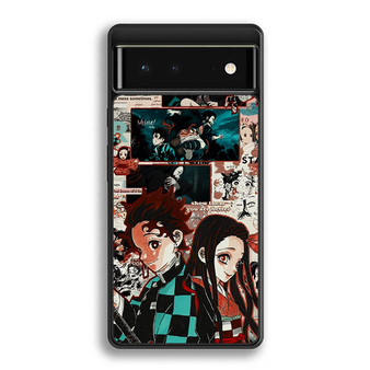 Demon Slayer Tanjiro and Nezuko Google Pixel 6 | Google Pixel 6a | Google Pixel 6 Pro Case